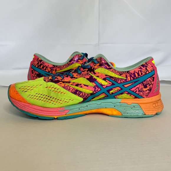 Asics Neon Gel Noosa Running Shoes Size 9 - Picture 4 of 11